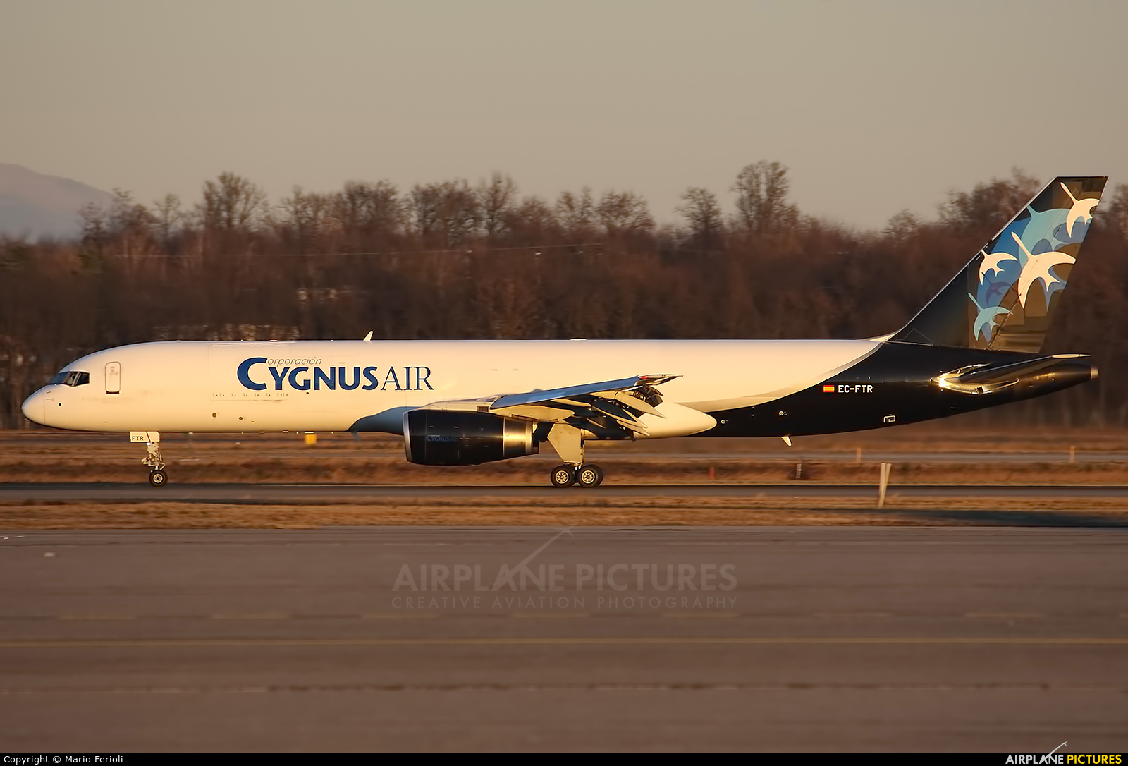 Cygnus Air EC-FTR aircraft at Milan - Malpensa