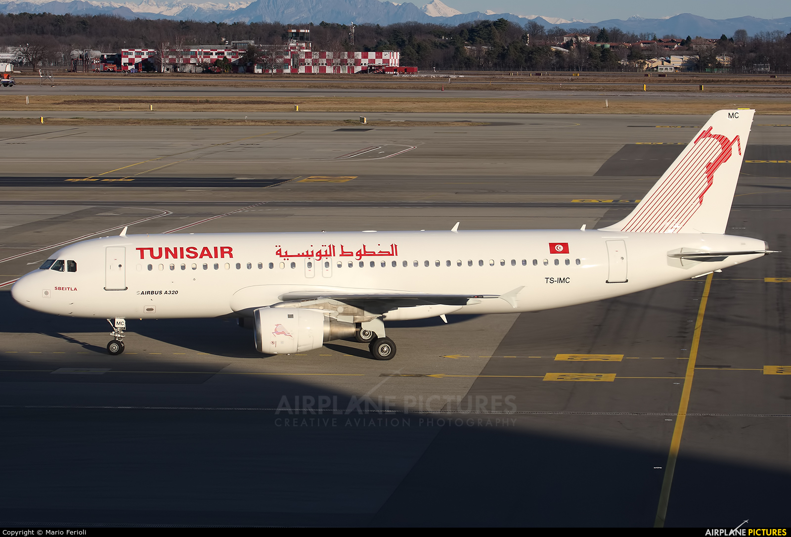 Tunisair TS-IMC aircraft at Milan - Malpensa