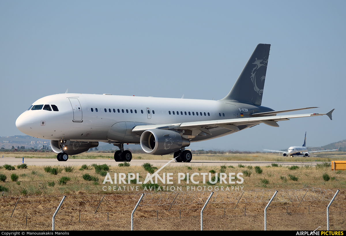 DC Aviation D-ACBN aircraft at Athens - Eleftherios Venizelos