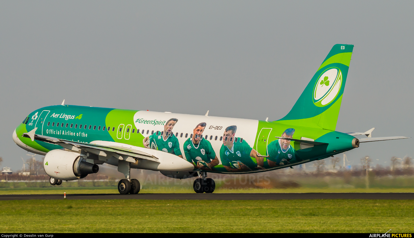 Aer Lingus EI-DEO aircraft at Amsterdam - Schiphol