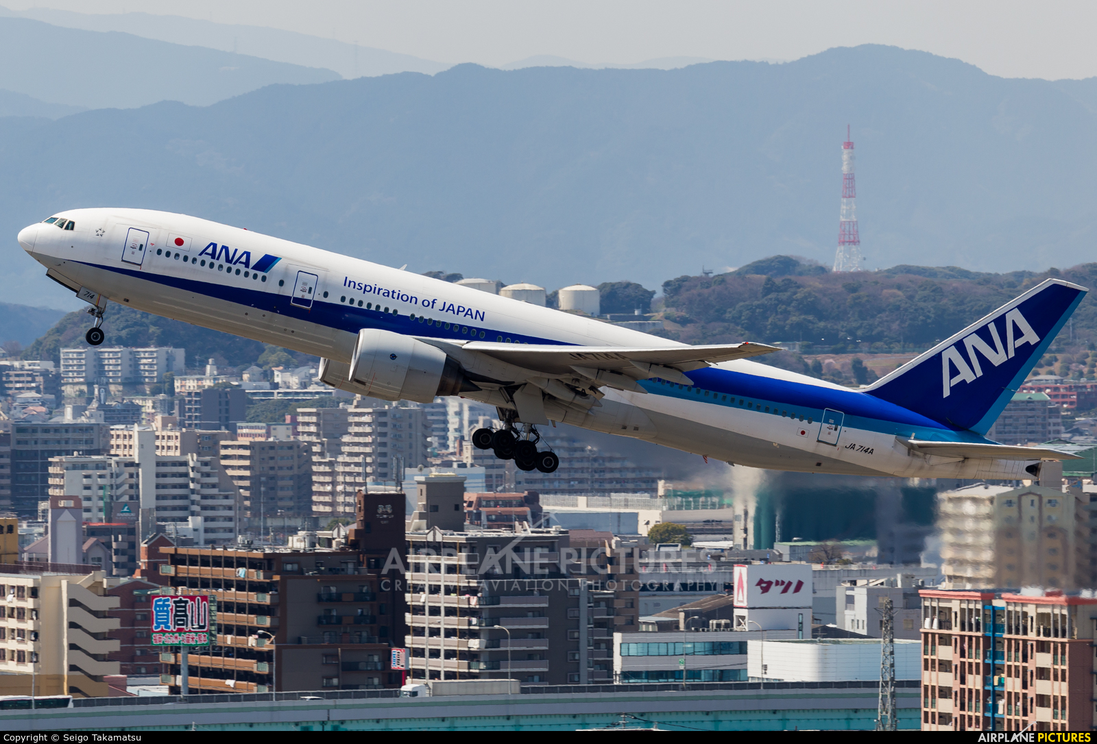 ANA - All Nippon Airways JA714A aircraft at Fukuoka