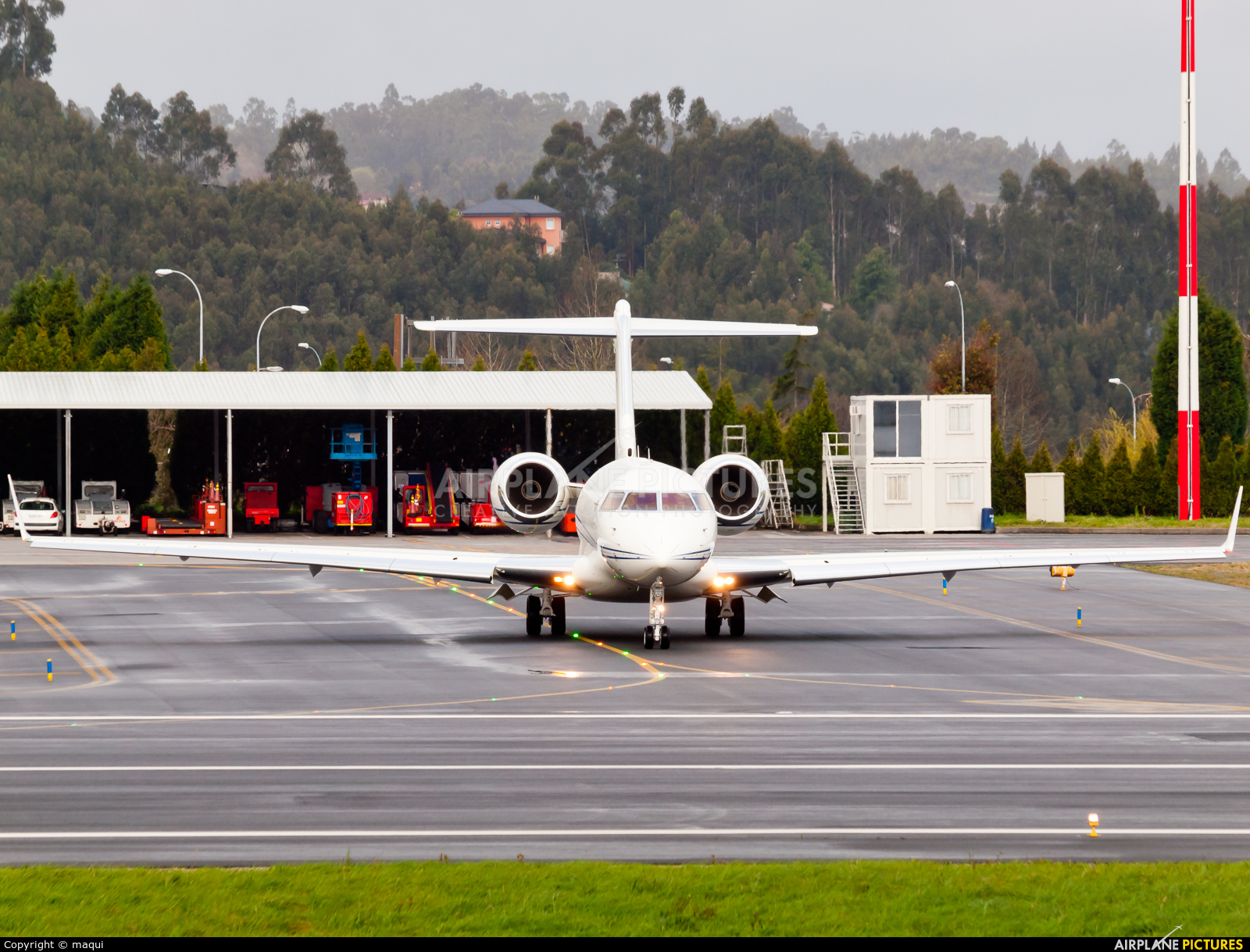 Priester Aviation LLC N900GX aircraft at La Coruña