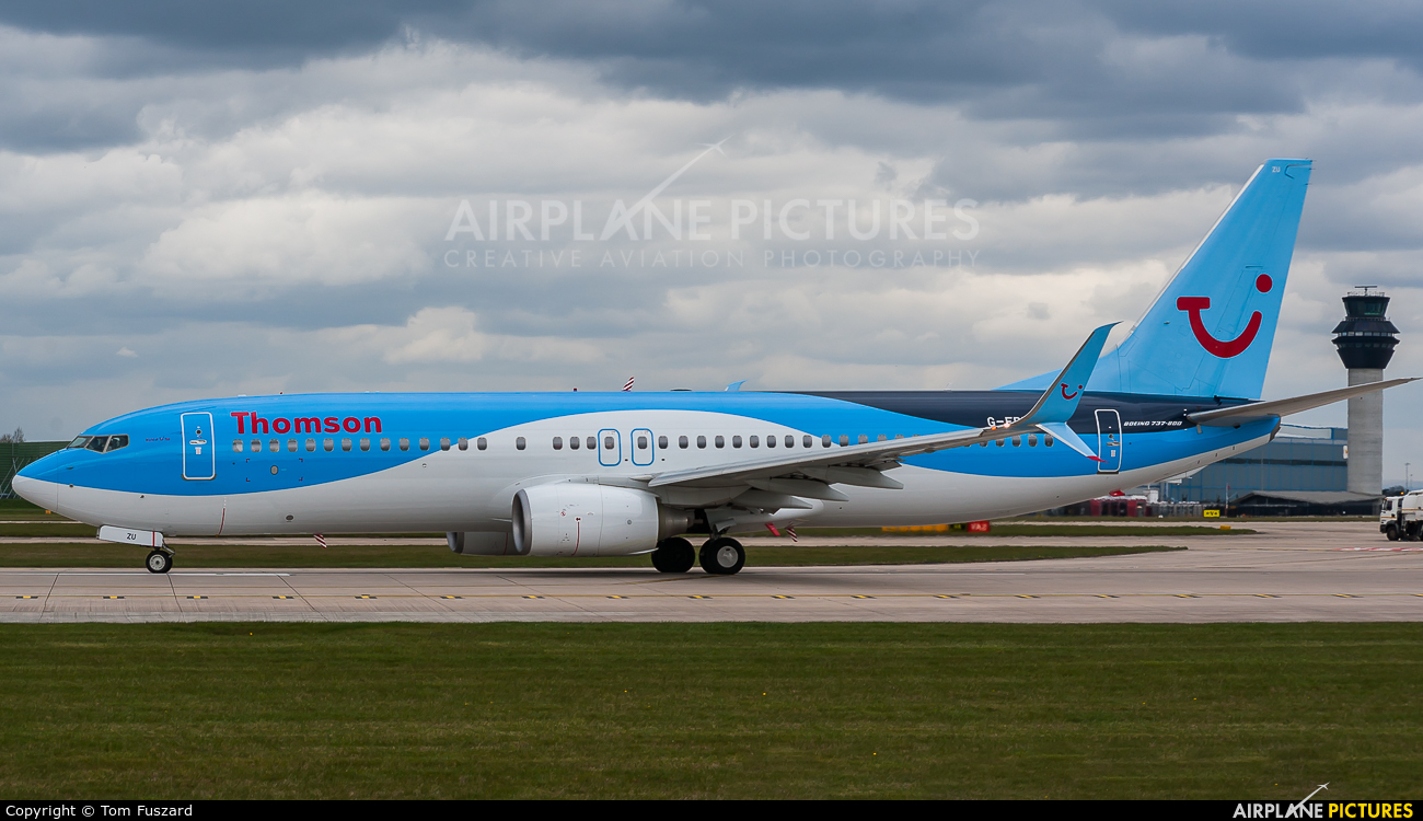 Thomson/Thomsonfly G-FDZU aircraft at Manchester