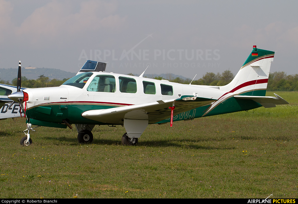 Private D-ECWJ aircraft at Verona - Boscomantico