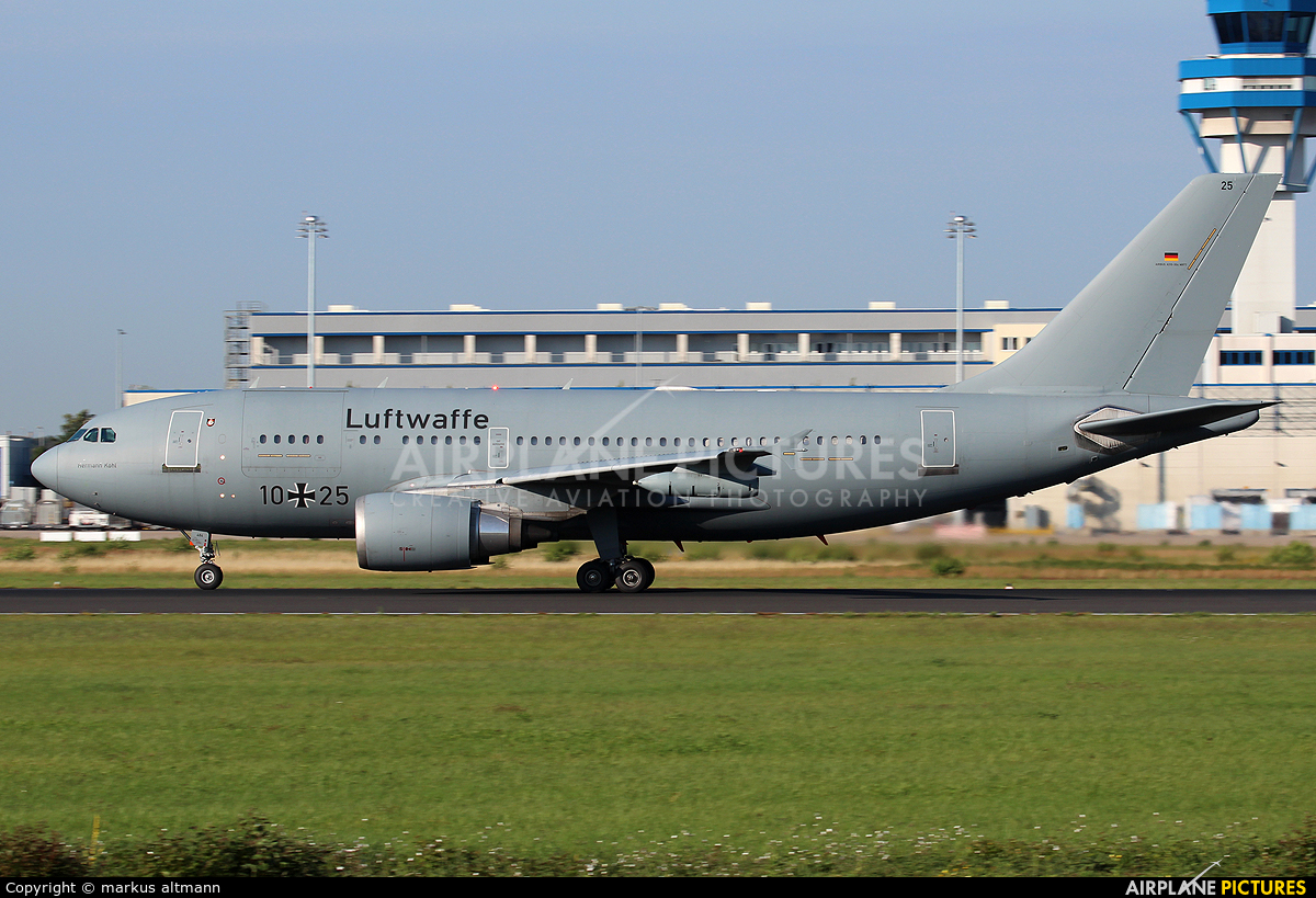 Germany - Air Force 10+25 aircraft at Cologne Bonn - Konrad Adenauer