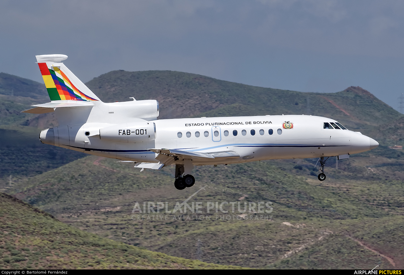 Bolivia - Government FAB-001 aircraft at Las Palmas de Gran Canaria