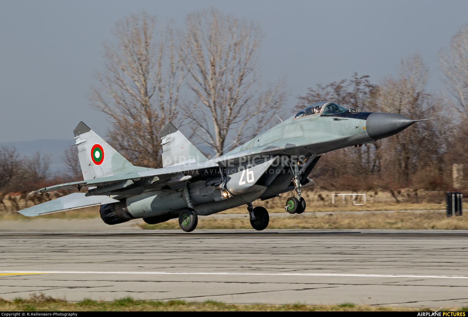 Bulgaria - Air Force 26 aircraft at Graf Ignatievo