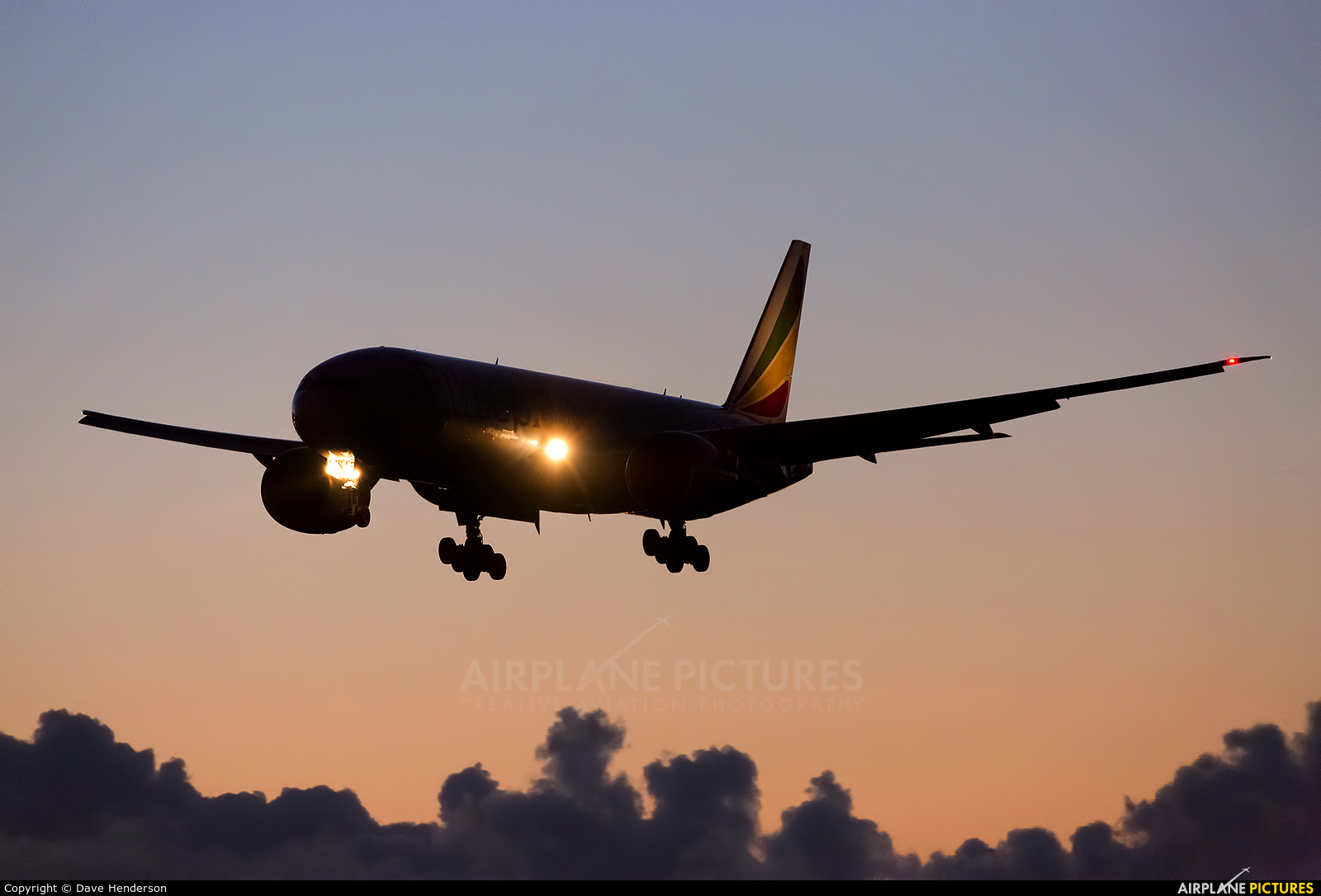 Ethiopian Airlines ET-ANR aircraft at Dublin