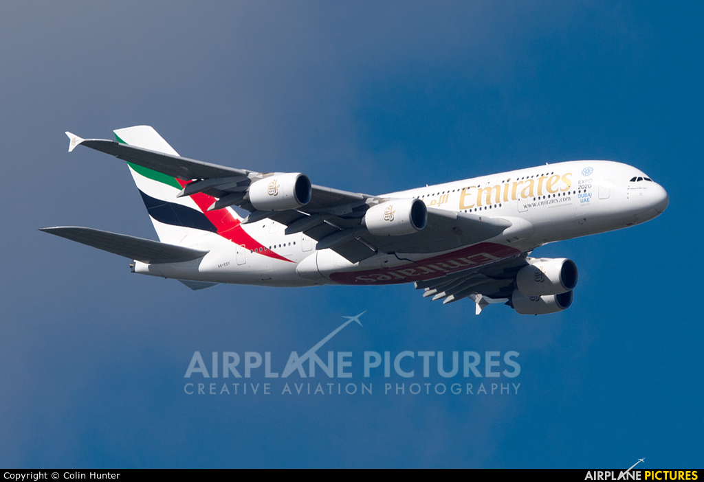 Emirates Airlines A6-EDY aircraft at Off Airport - New Zealand