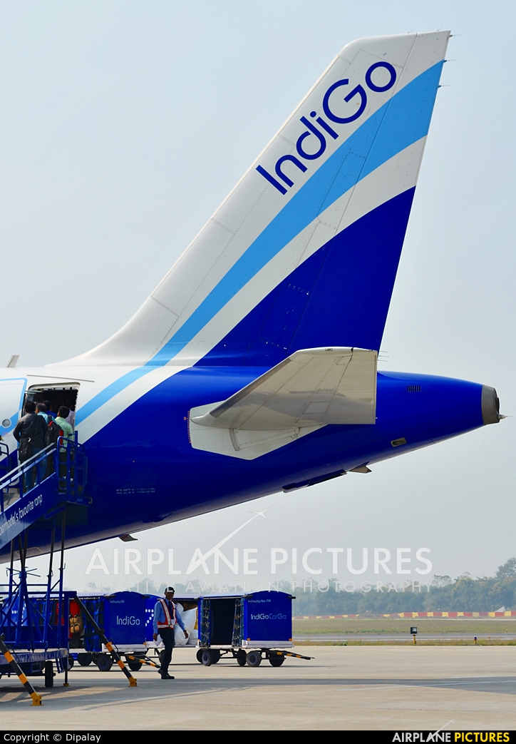 IndiGo VT-IFS aircraft at Agartala