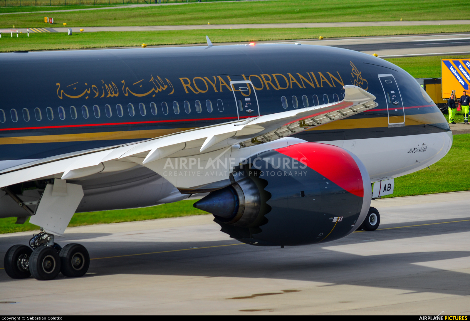 Royal Jordanian JY-BAB aircraft at Zurich