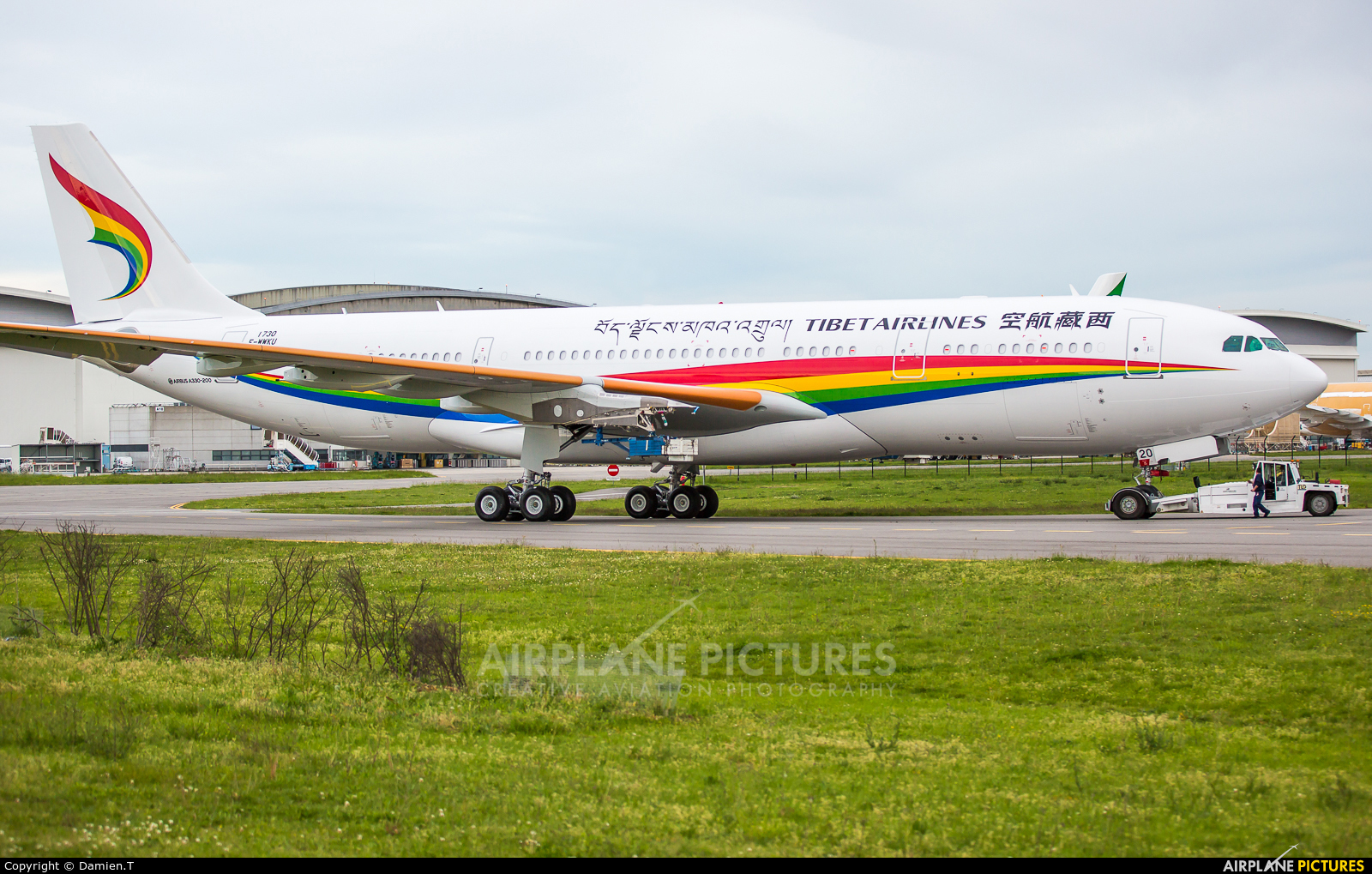 Tibet Airlines F-WWKU aircraft at Toulouse - Blagnac