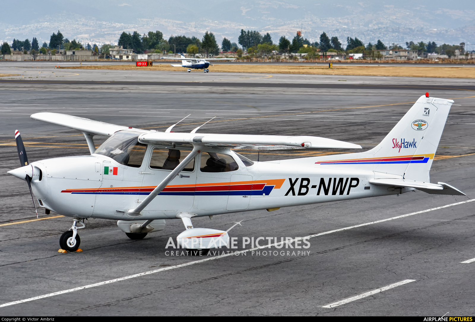 Escuela de Aviación México XB-NWP aircraft at Toluca Intl