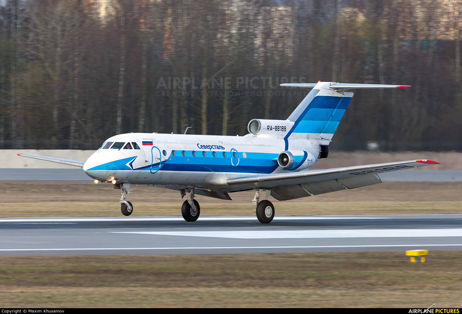 Severstal RA-88188 aircraft at St. Petersburg - Pulkovo