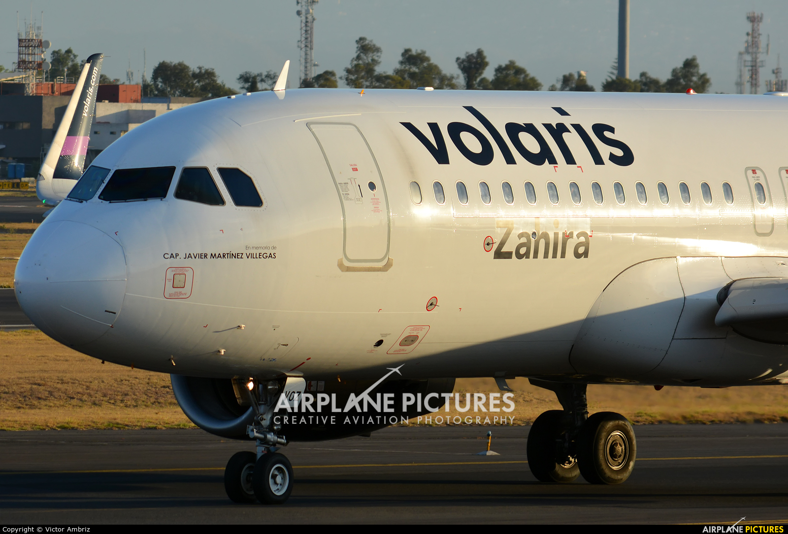 Volaris XA-VOZ aircraft at Mexico City - Licenciado Benito Juarez Intl