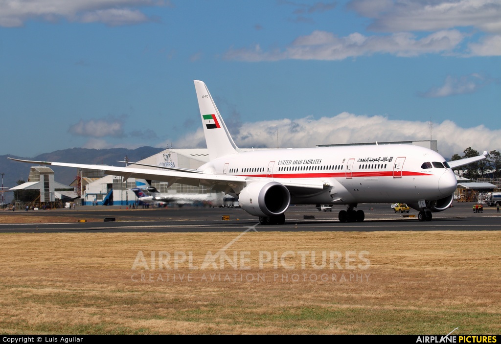 United Arab Emirates - Government A6-PFC aircraft at San Jose - Juan Santamaría Intl