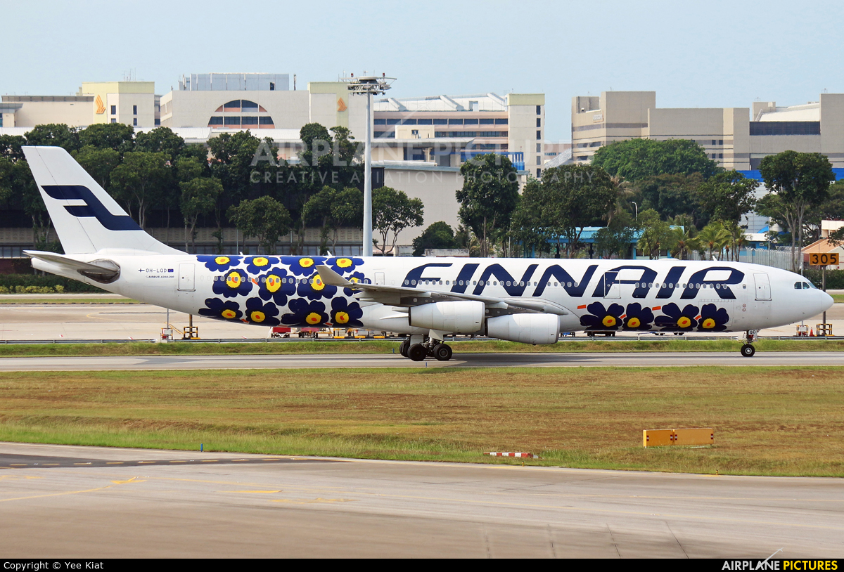 Finnair OH-LQD aircraft at Singapore - Changi