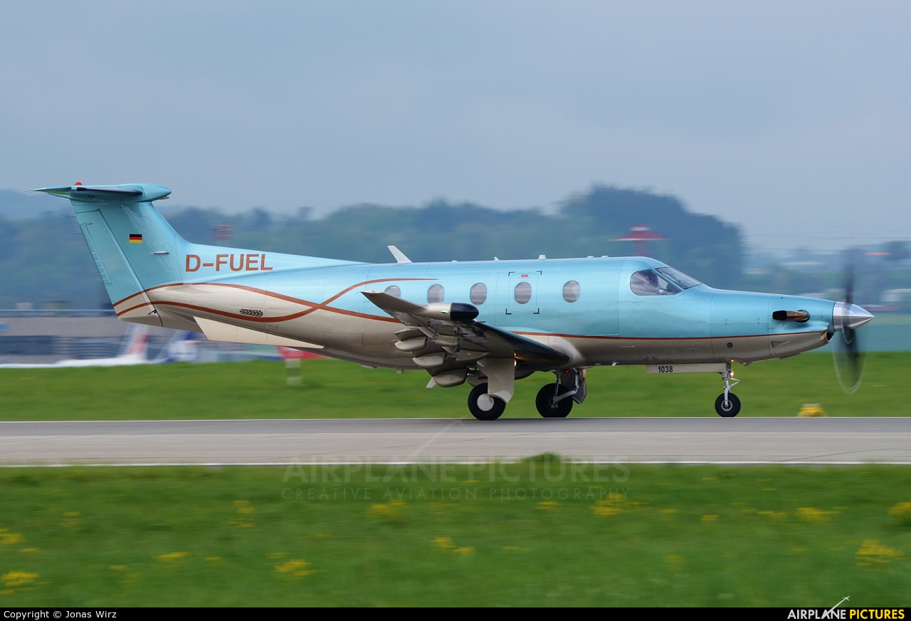 Private D-FUEL aircraft at Zurich