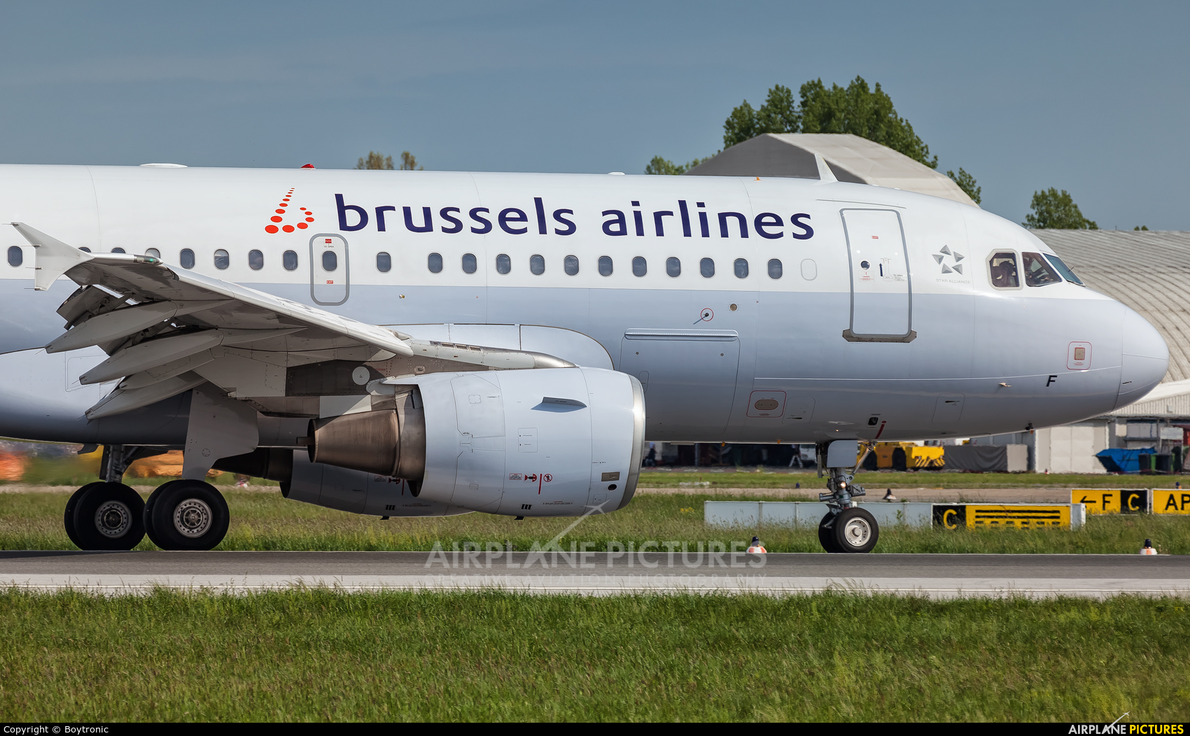Brussels Airlines OO-SSF aircraft at Zagreb