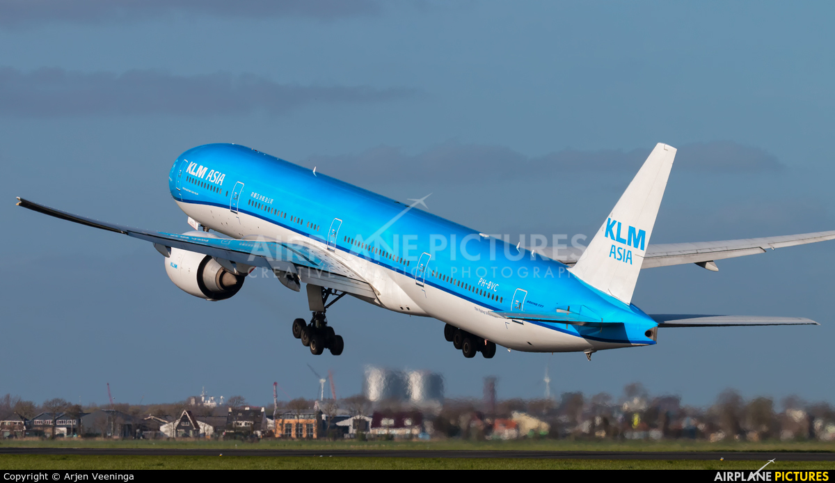 KLM Asia PH-BVC aircraft at Amsterdam - Schiphol