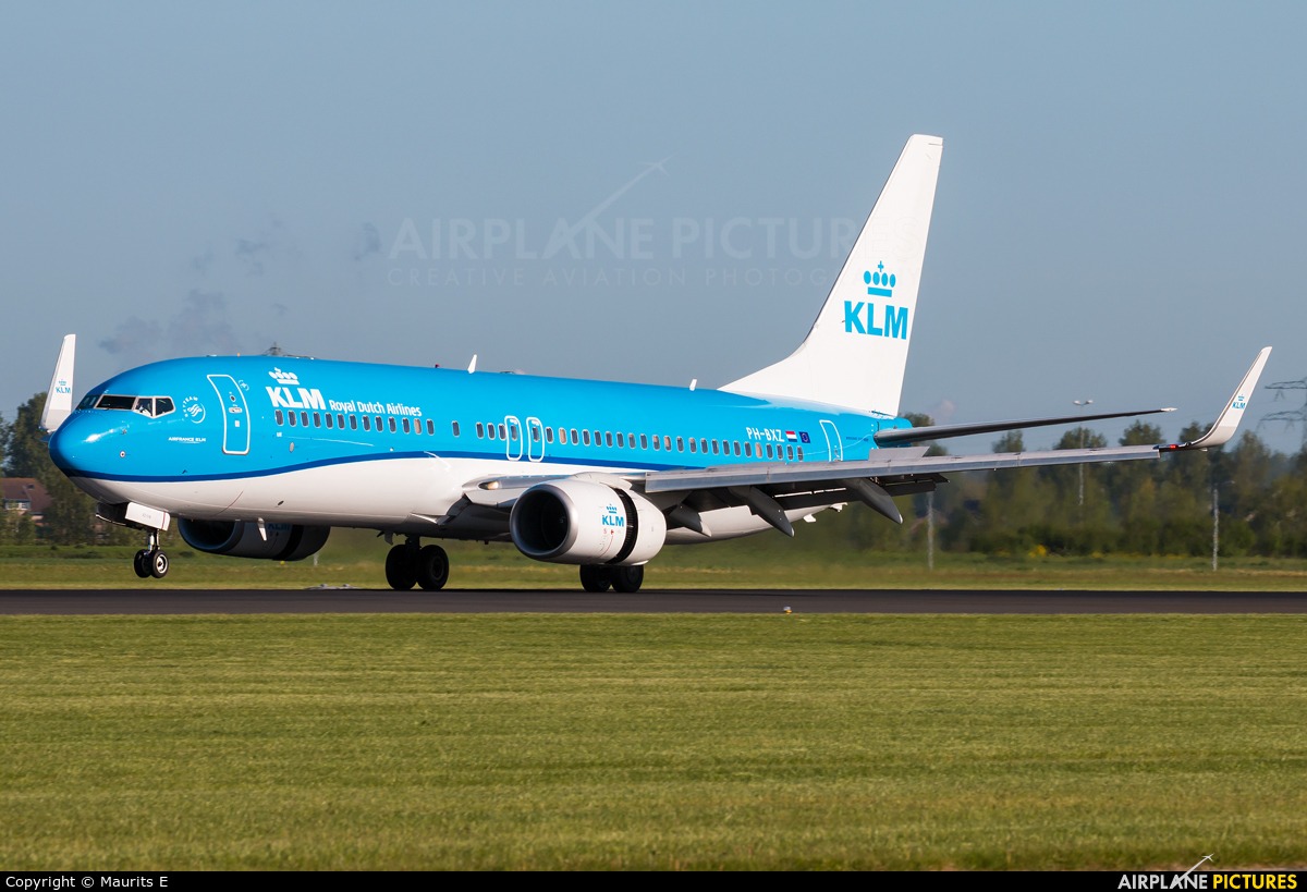 KLM PH-BXZ aircraft at Amsterdam - Schiphol