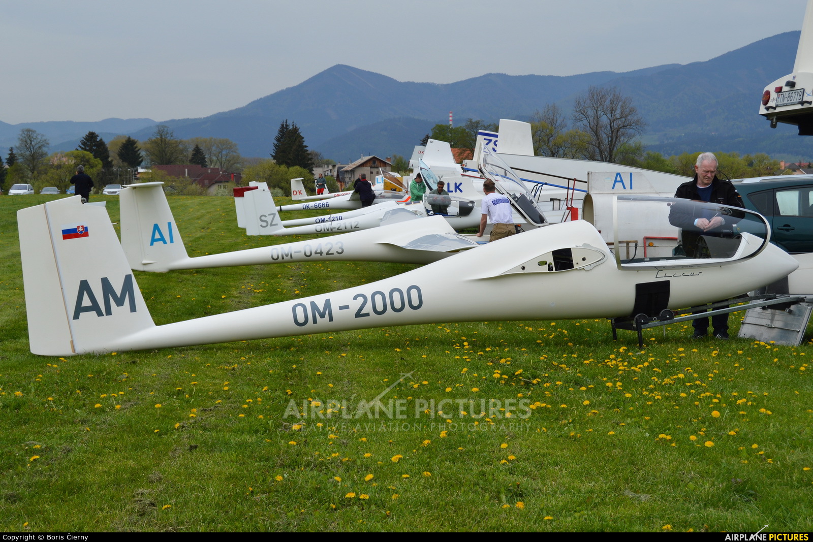 Private OM-2000 aircraft at Martin-Tomčany