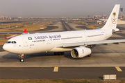 Rare visit of Saudi Arabian A330 at Mumbai title=