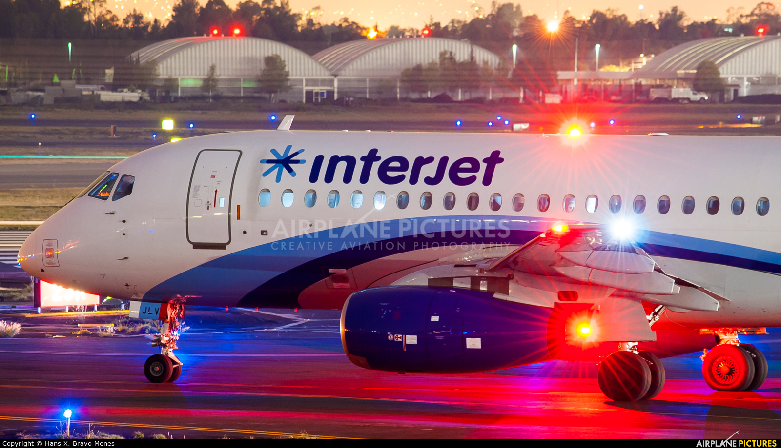 Interjet XA-JLV aircraft at Mexico City - Licenciado Benito Juarez Intl