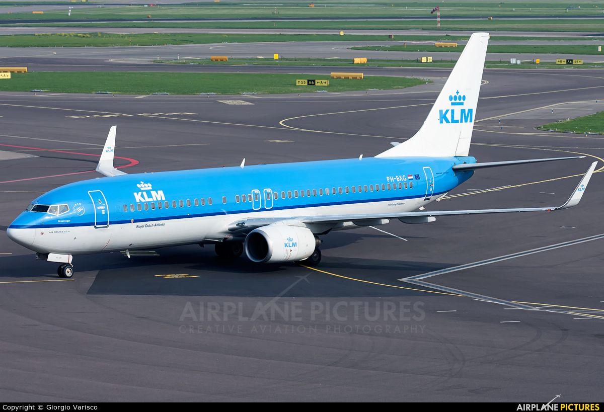 KLM PH-BXG aircraft at Amsterdam - Schiphol