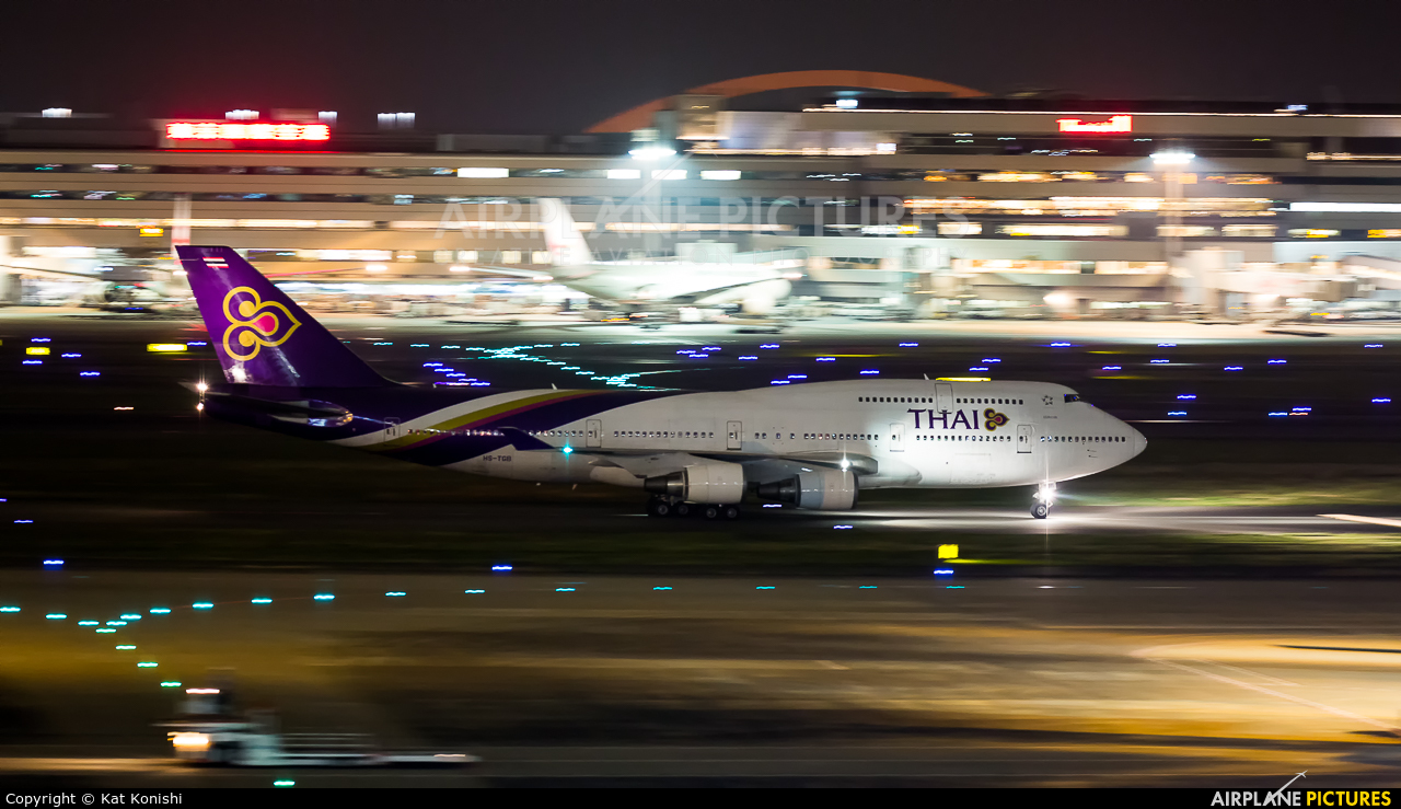 Thai Airways HS-TGB aircraft at Tokyo - Haneda Intl