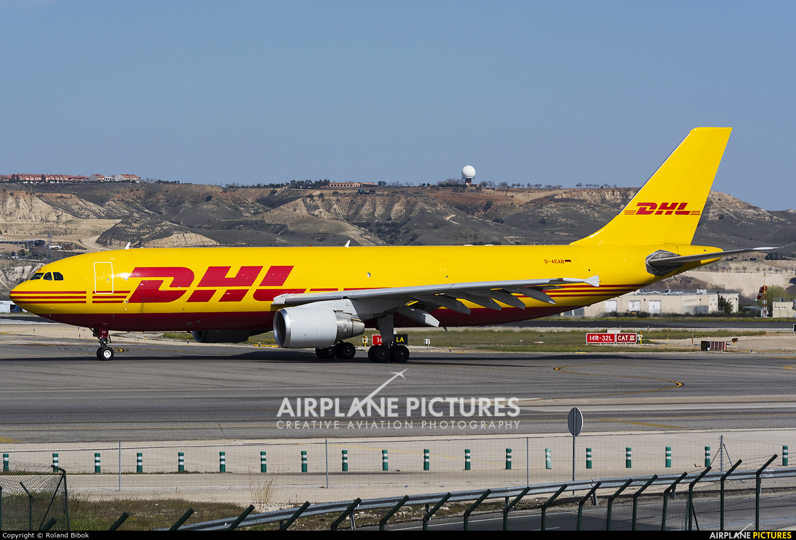 DHL Cargo D-AEAB aircraft at Madrid - Barajas