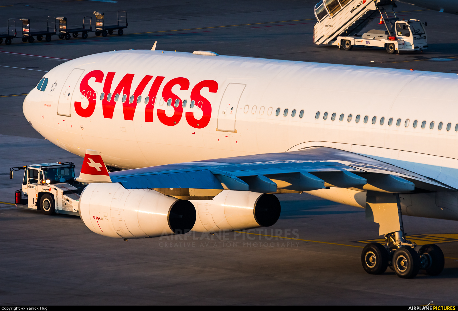 Swiss HB-JMA aircraft at Zurich