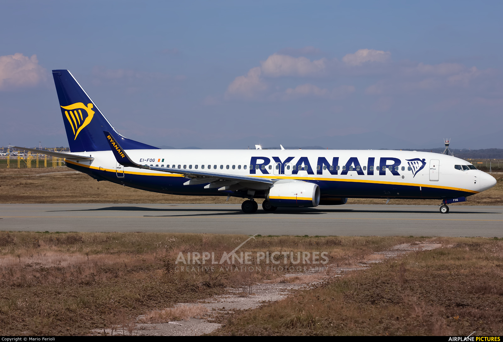 Ryanair EI-FOG aircraft at Milan - Malpensa