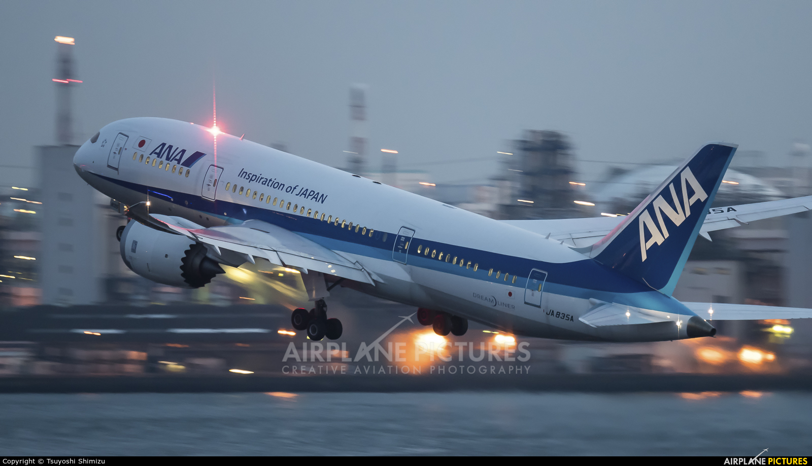 ANA - All Nippon Airways JA835A aircraft at Tokyo - Haneda Intl
