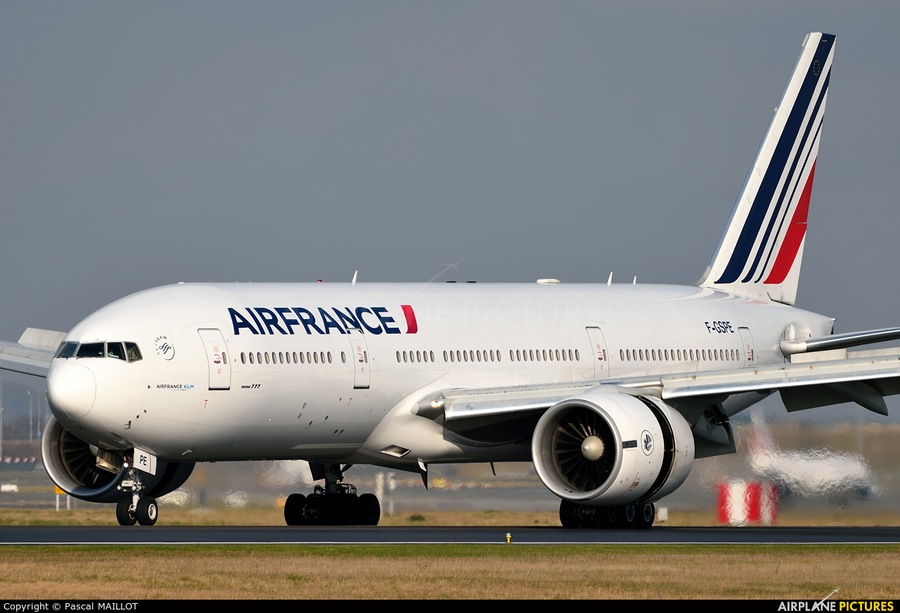 Air France F-GSPE aircraft at Paris - Charles de Gaulle