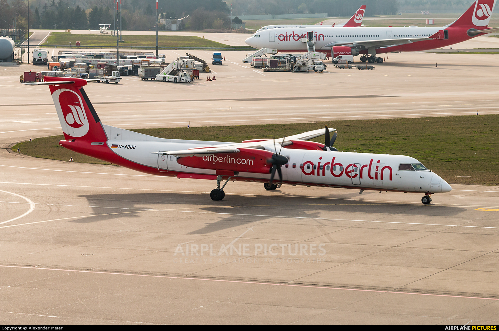 Air Berlin D-ABQC aircraft at 