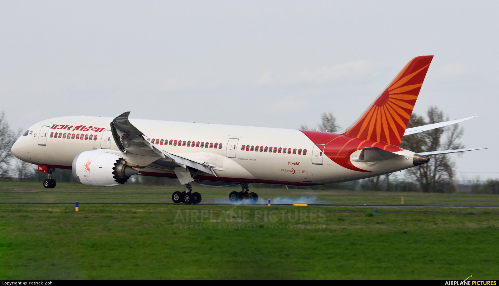 Air India VT-ANE aircraft at Vienna - Schwechat