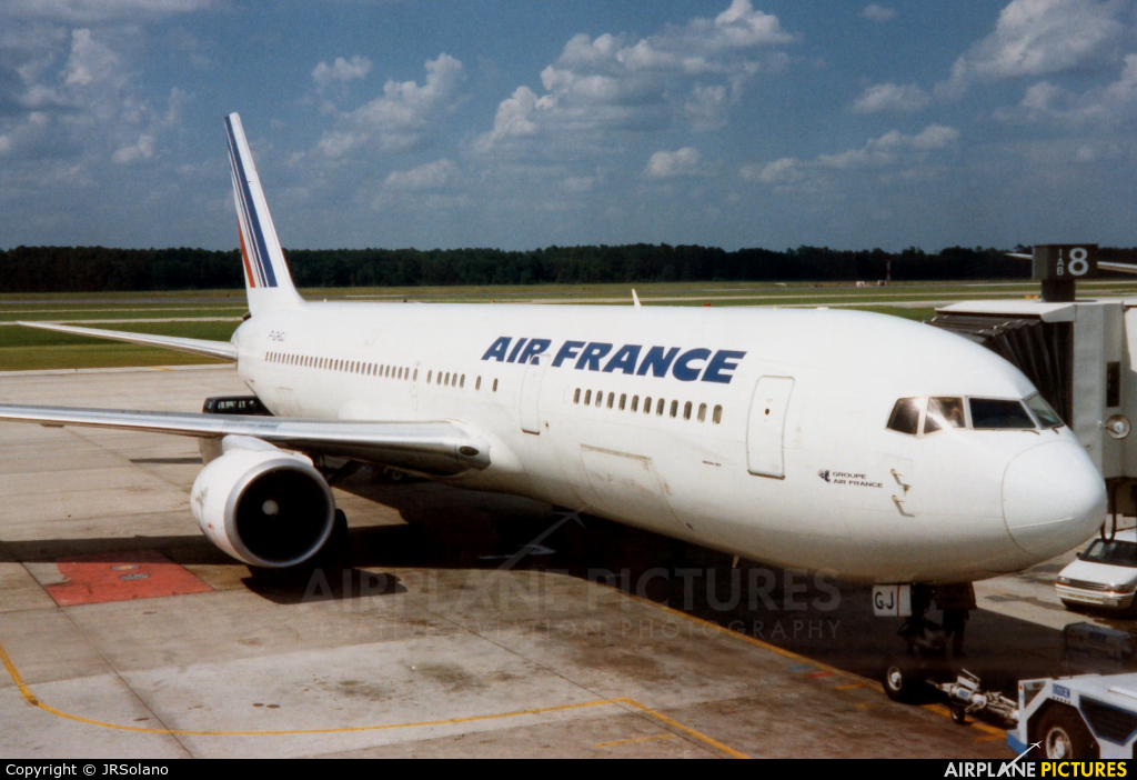 Air France F-GHGG aircraft at Houston - George Bush Intl