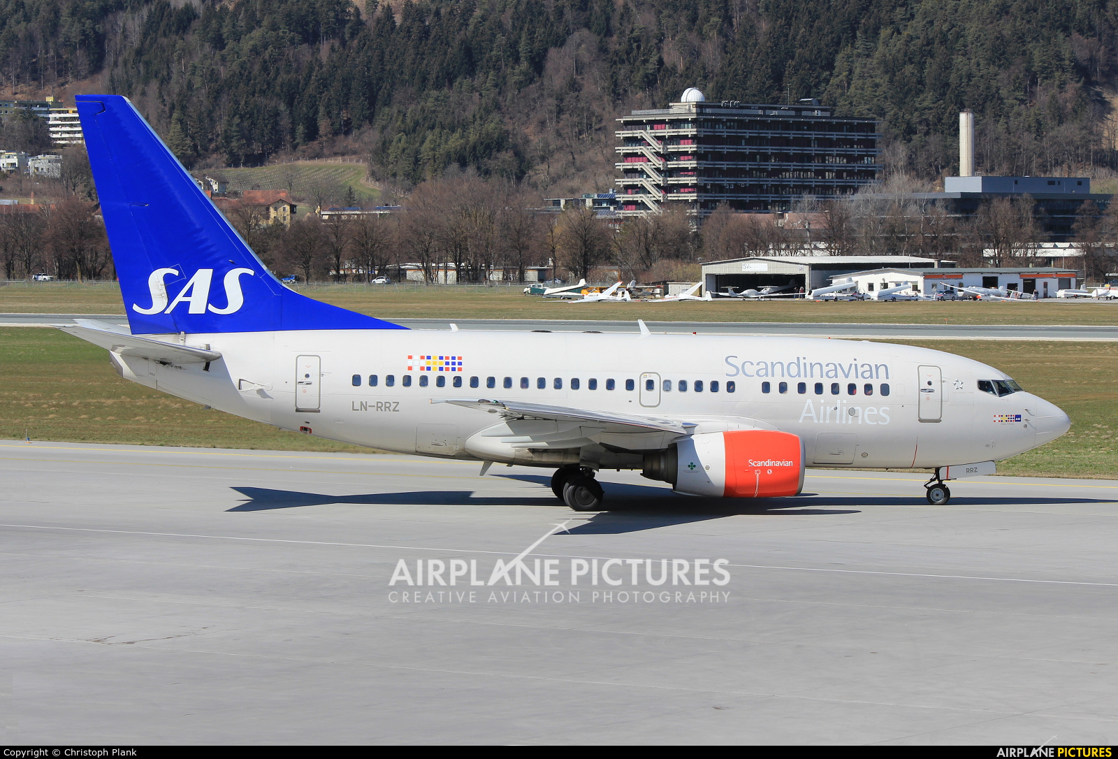 SAS - Scandinavian Airlines LN-RRZ aircraft at Innsbruck
