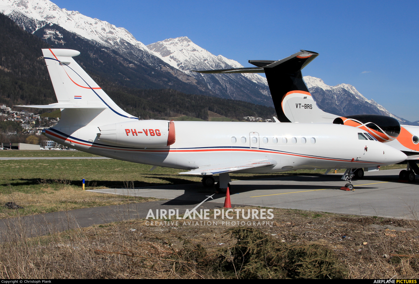 JetNetherlands PH-VBG aircraft at Innsbruck