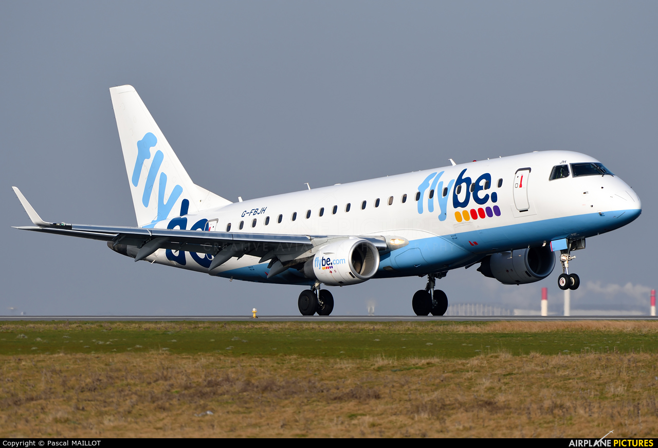 Flybe G-FBJH aircraft at Paris - Charles de Gaulle
