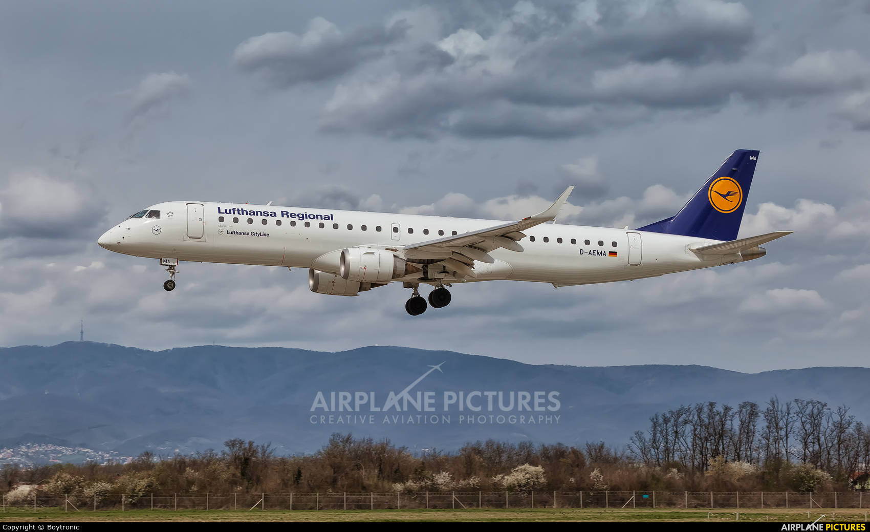 Lufthansa Regional - CityLine D-AEMA aircraft at Zagreb