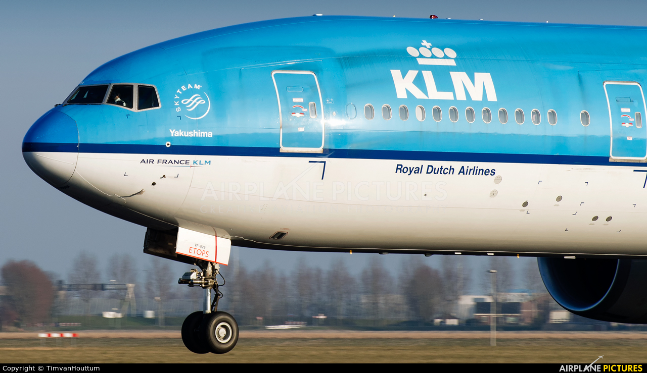 KLM PH-BVF aircraft at Amsterdam - Schiphol