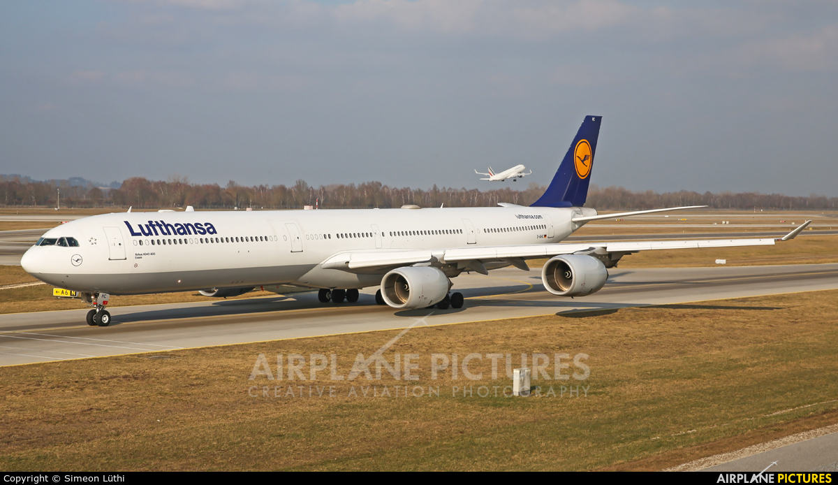 Lufthansa D-AIHC aircraft at Munich