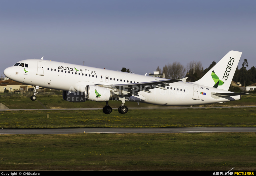 Azores Airlines CS-TKQ aircraft at Porto