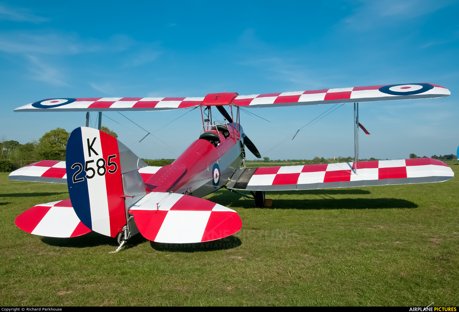 The Shuttleworth Collection G-ANKT aircraft at Old Warden