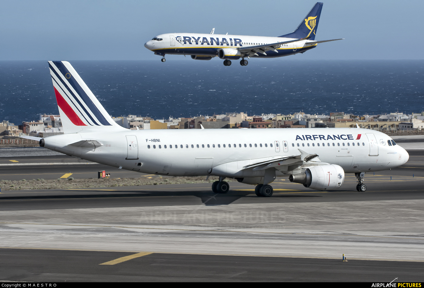 Air France F-HBNI aircraft at Tenerife Sur - Reina Sofia