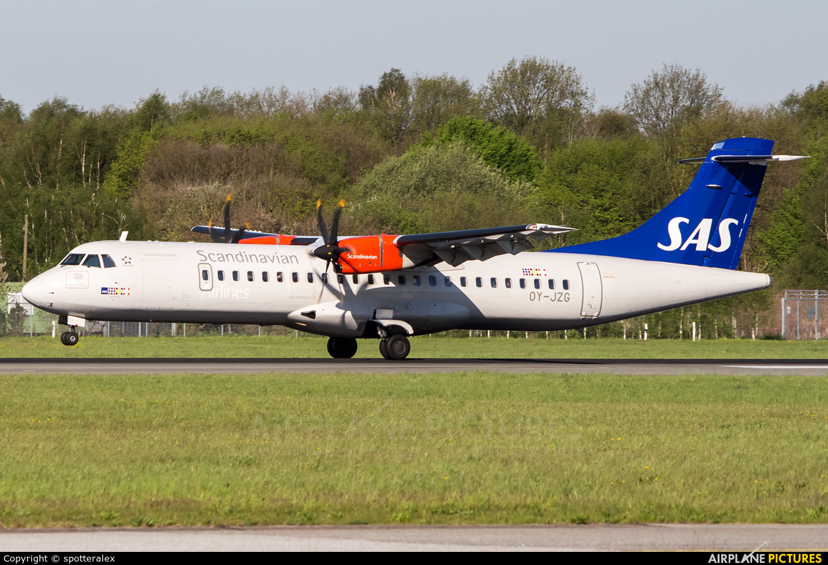 SAS - Scandinavian Airlines OY-JZG aircraft at Hamburg - Fuhlsbüttel