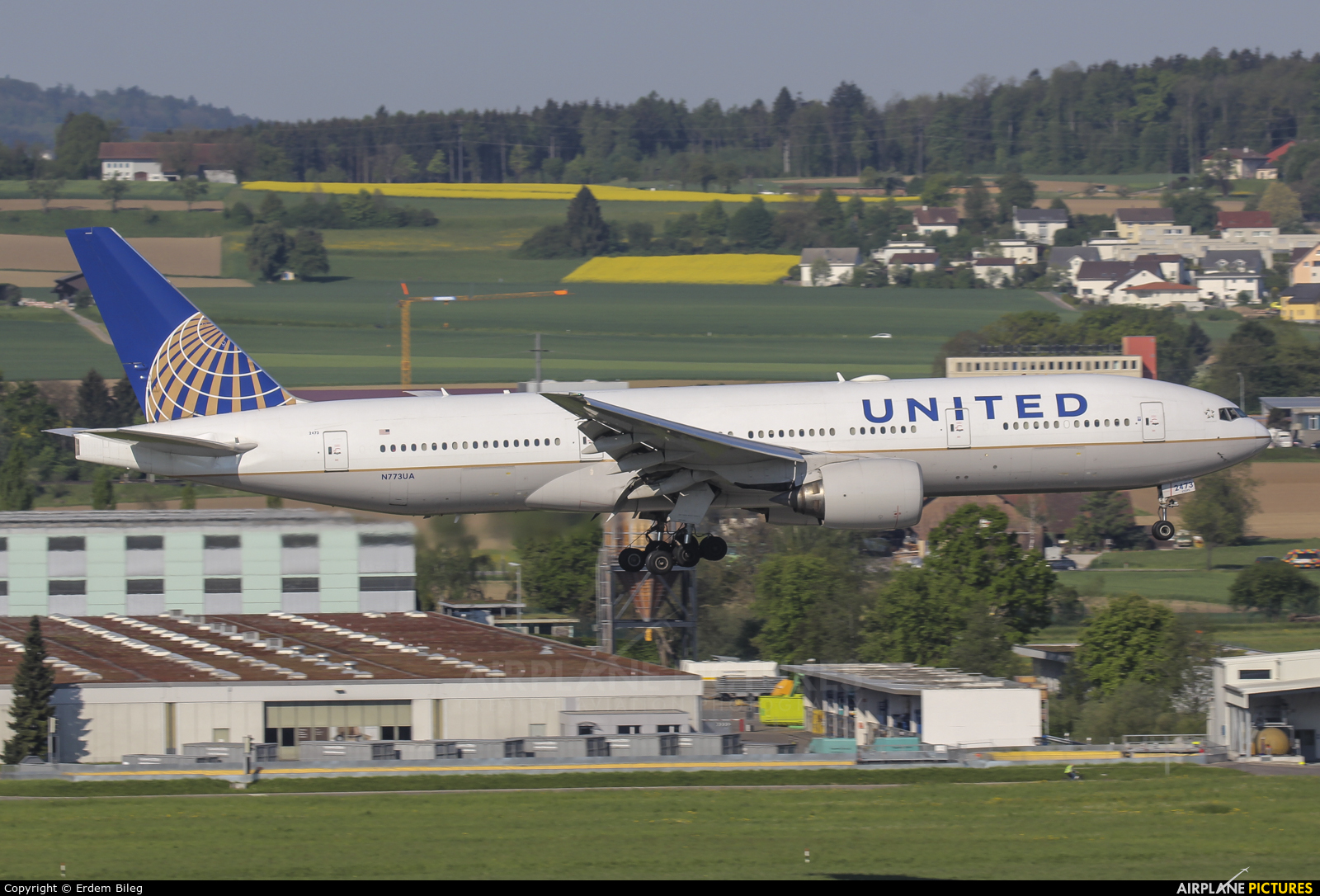 United Airlines N773UA aircraft at Zurich