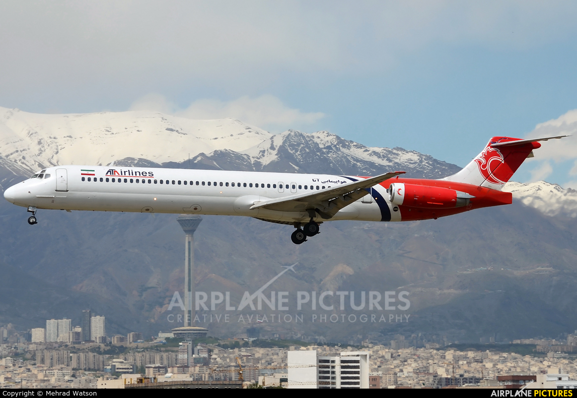 ATA Airlines Iran EP-TAQ aircraft at Tehran - Mehrabad Intl